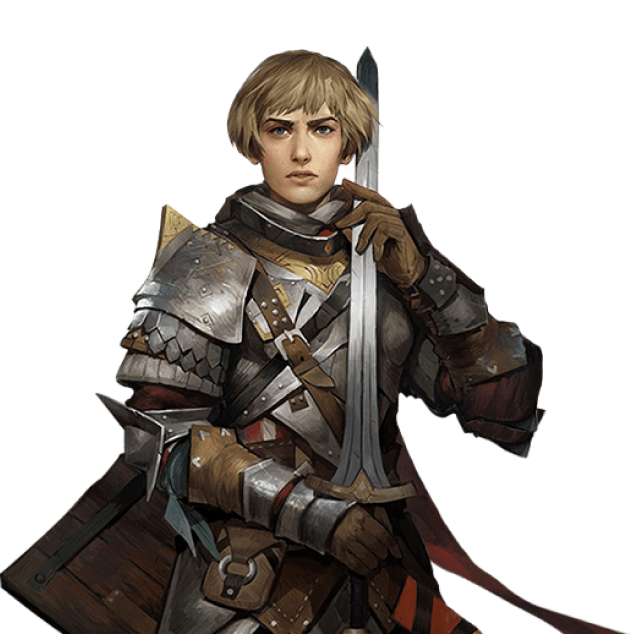  Pathfinder Battles—Kingmaker: Valerie, Human Fighter